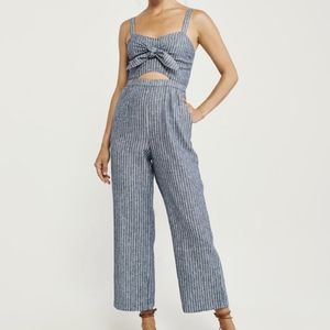 Abercrombie Stripe Jumpsuit